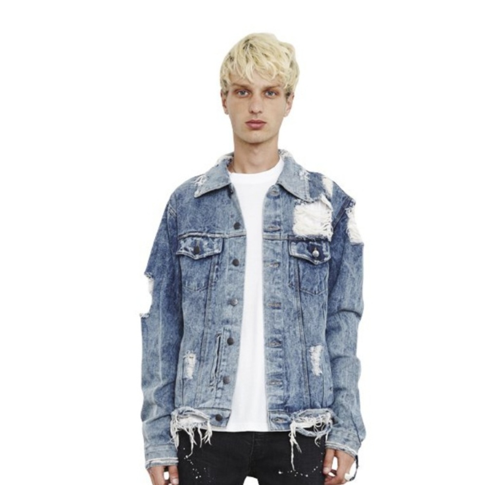 The people vs. Frayed denim jacket